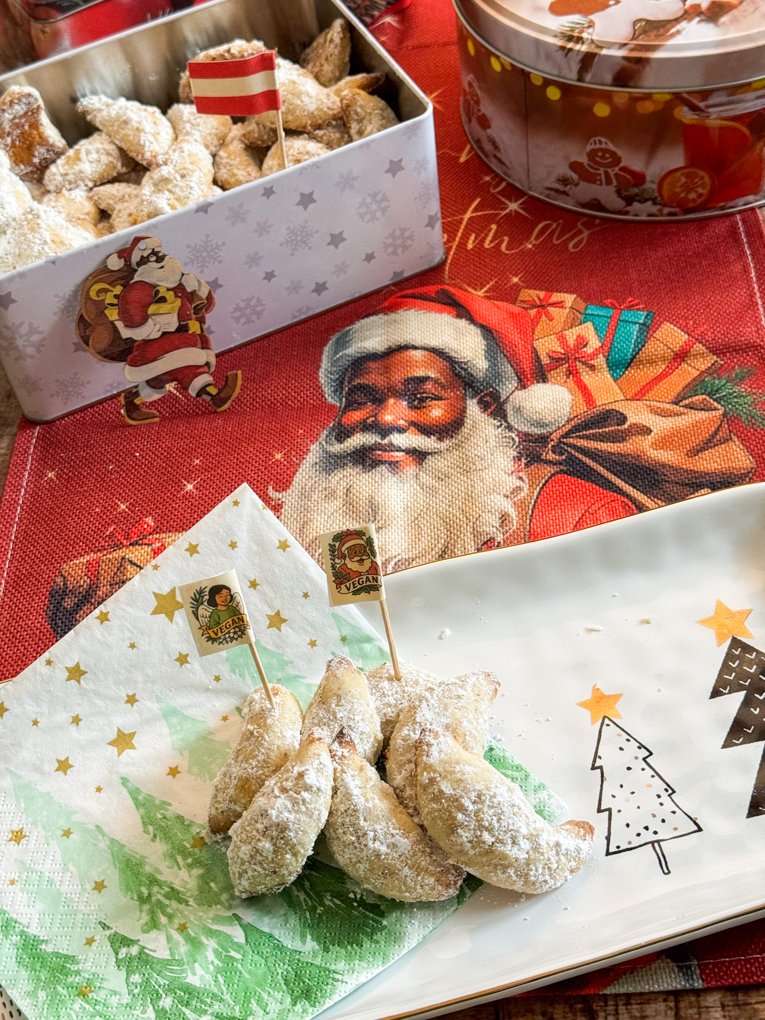 Vanillekipferl - Vegane Plätzchen