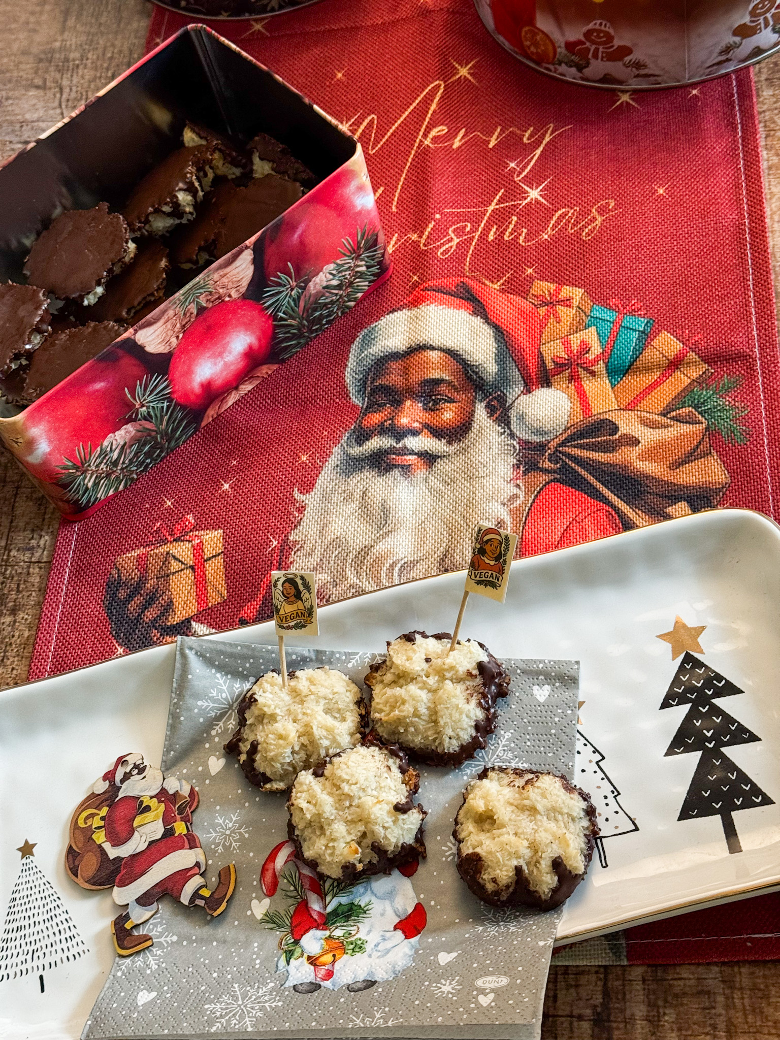 Kokosmakronen - Vegane Plätzchen