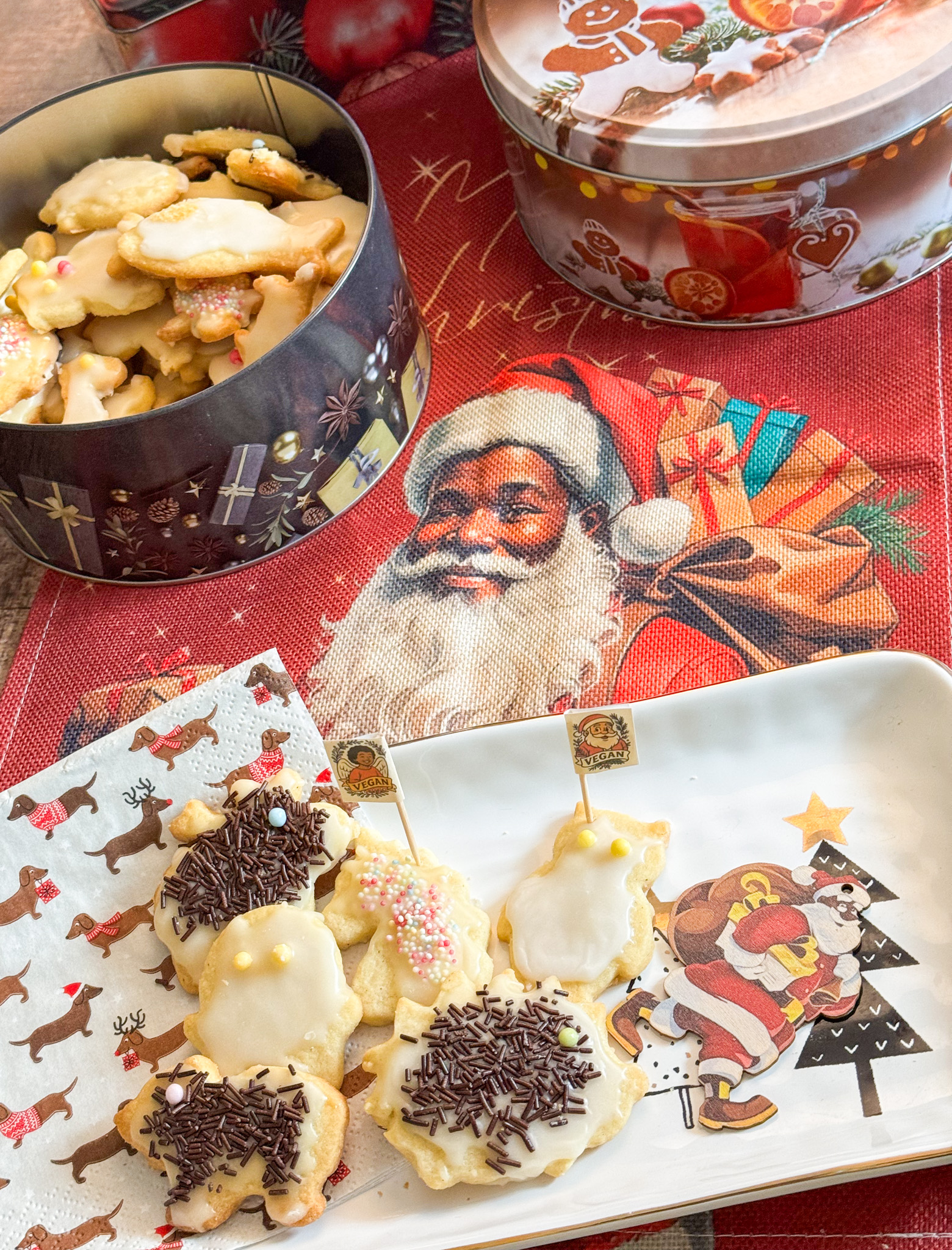 Ausstechplätzchen - Vegane Plätzchen